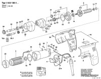 Bosch 0 602 130 007 GR.57 High Frequency Drill Spare Parts